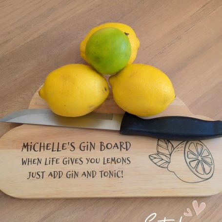 Michelle's Gin Board