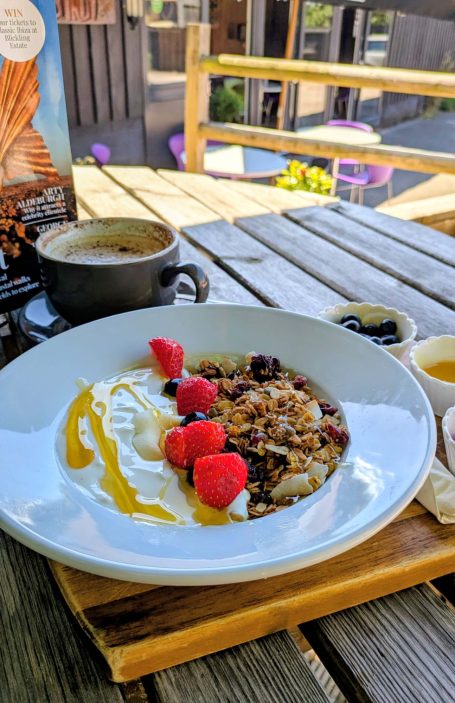 Granola at the Chestnut Cafe, Sorrel Horse, Shottisham in Suffolk