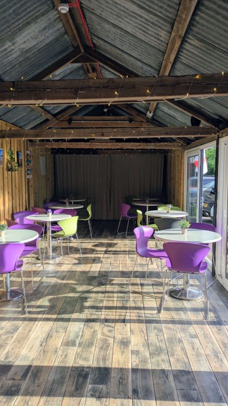 Inside Seating Area at the Chestnut Cafe, Sorrel Horse, Shottisham in Suffolk